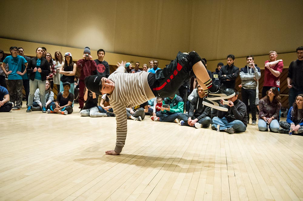 guy breakdancing