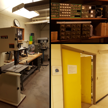 Mechanical Engineering Department Wood Shop Collage