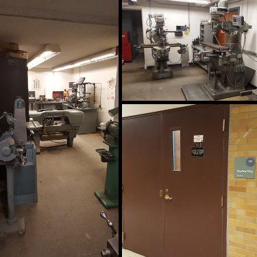 Physics Machine Shop Collage