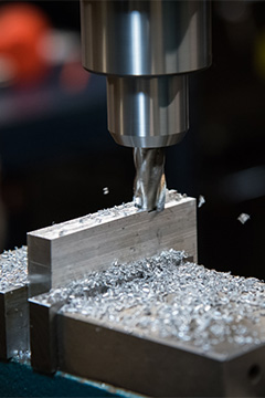 Close-up image of a drill