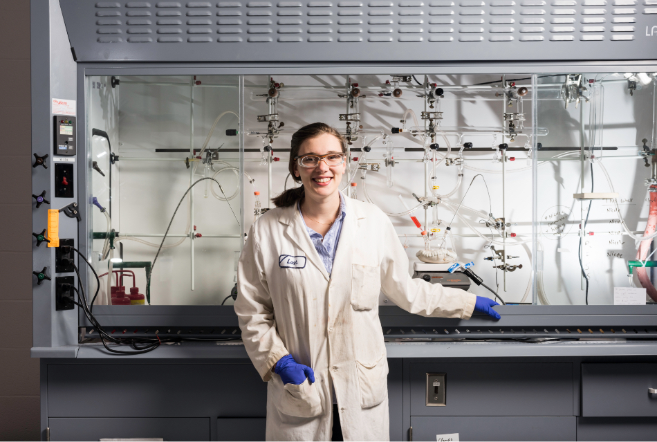 Student laboratory at Rochester, a tier one research university