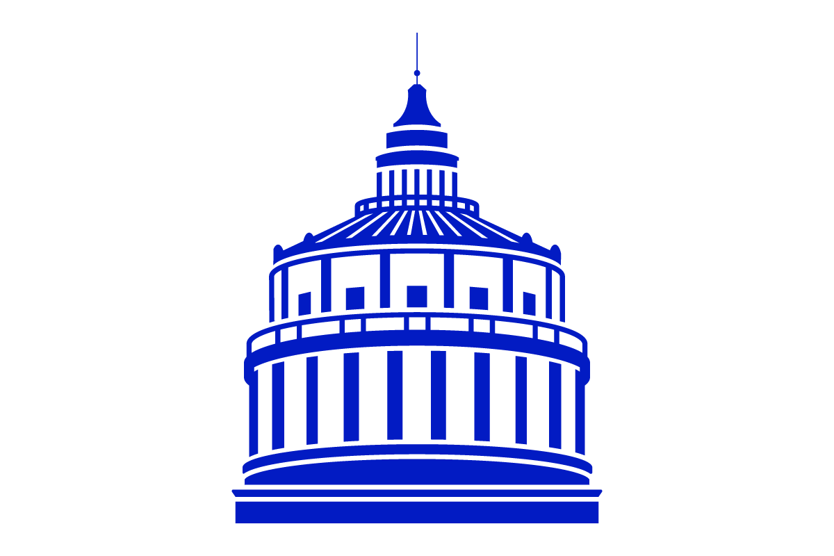 Illustration of the University's library tower.