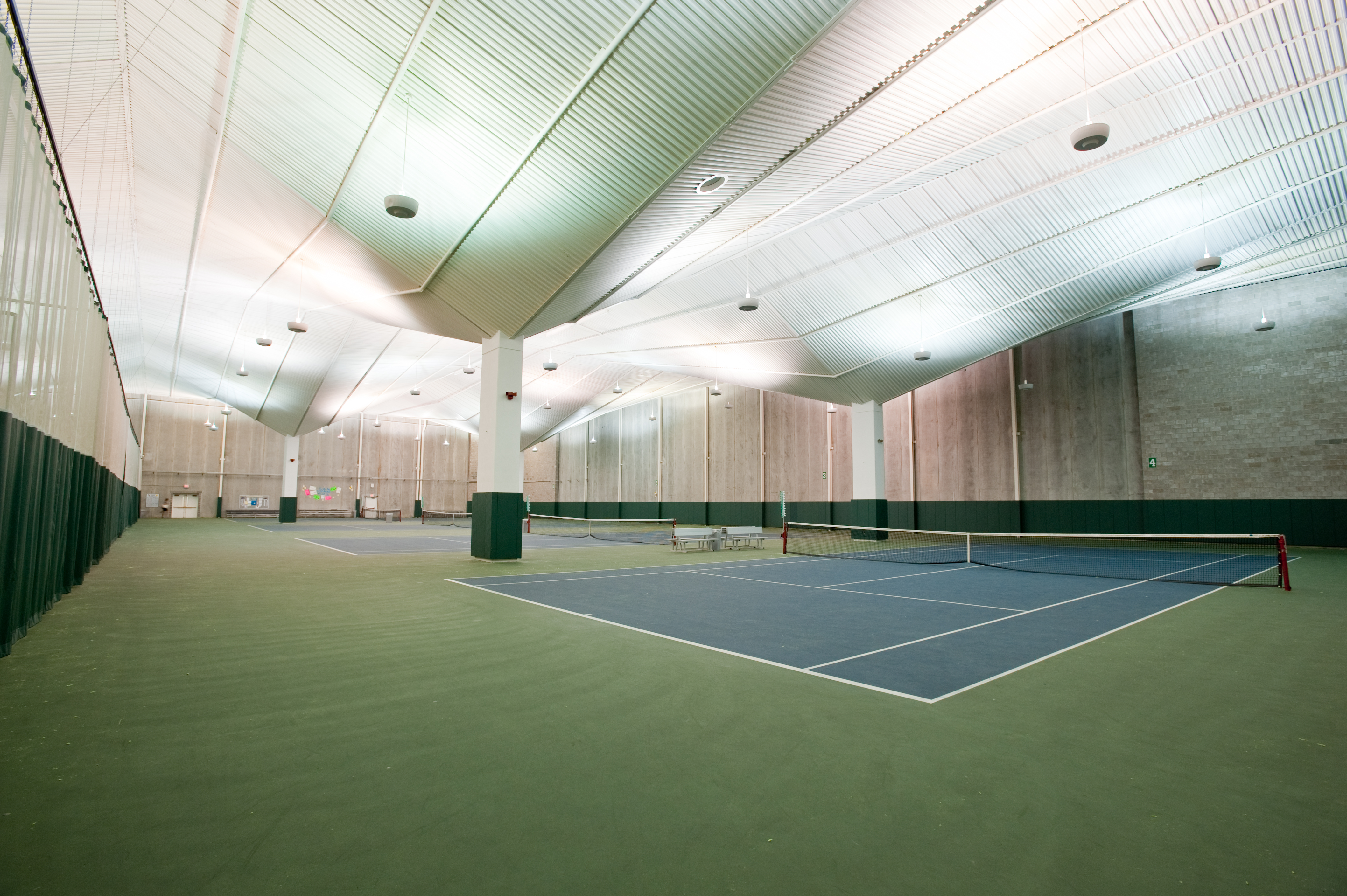 Indoor tennis courts