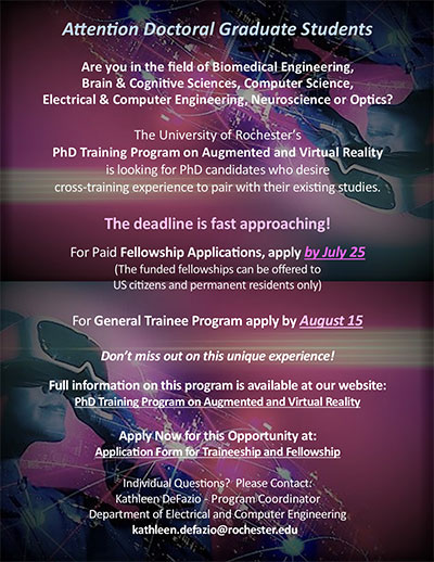 Call for trainees flyer.