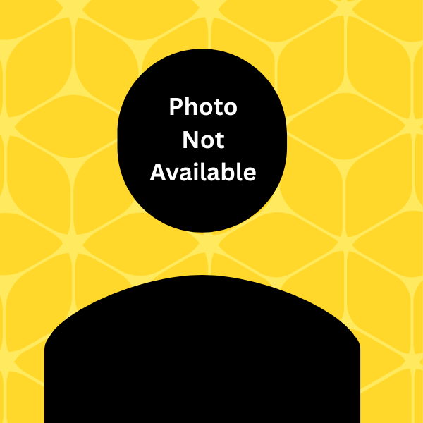A figure like graphic with a yellow background and the words "photo not available"