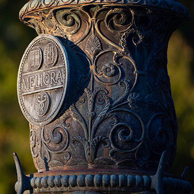 Meliora flagpole.