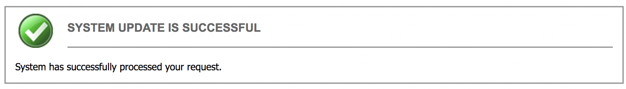 Screenshot of DR Student Portal exam change request confirmation