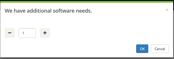 Additional Software request