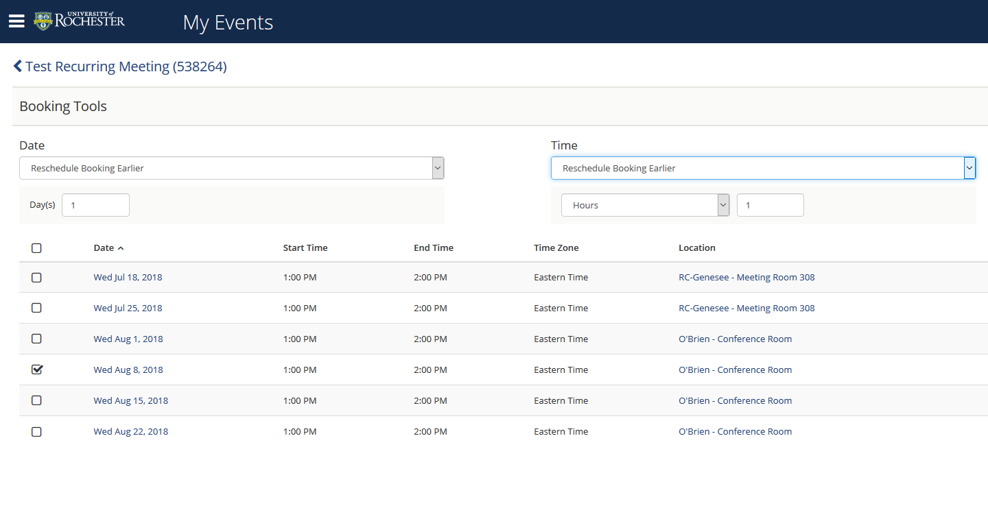 Booking tools