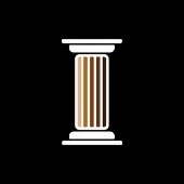 White pillar, which is the logo of the our space program.