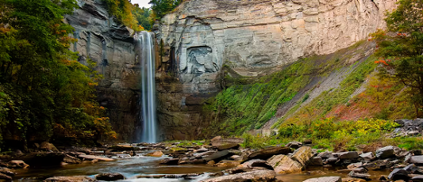 A view of Taughannock Falls.