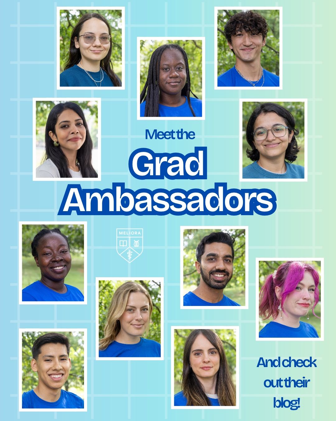 A collage of the ambassador headshots.