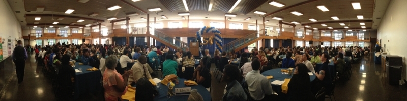 Upward Bound banquet panoramic picture
