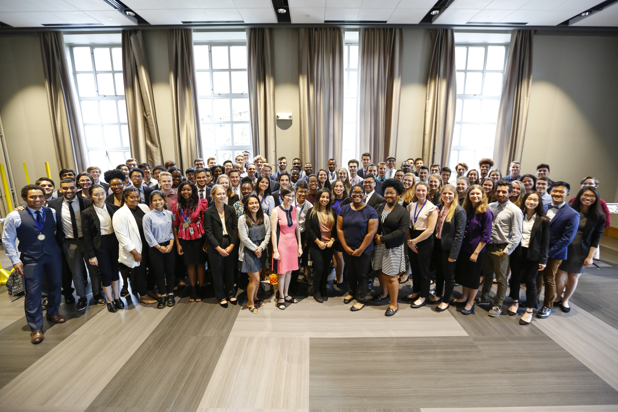 group photo of students at the annual Kearns Center research symposium