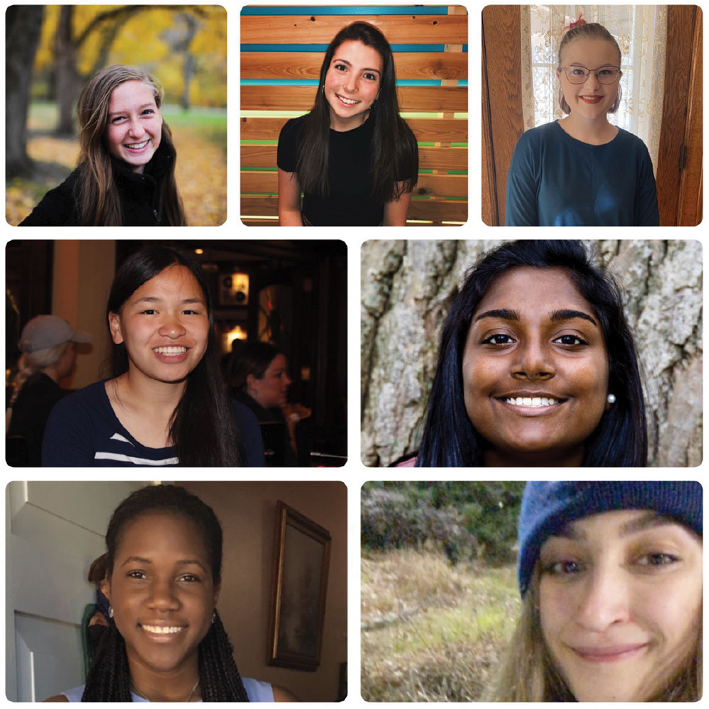 A collage of headshots of the club members.