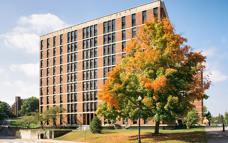 Photo of Wilder Tower on River Campus