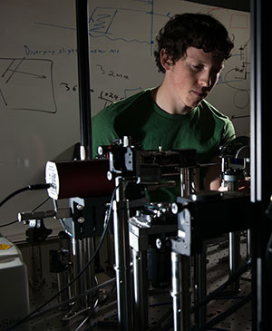 Student in Lab