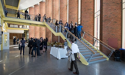 Interior view of the atrium