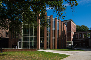 Exterior view of Rettner Hall