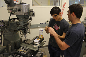 Students working on a project