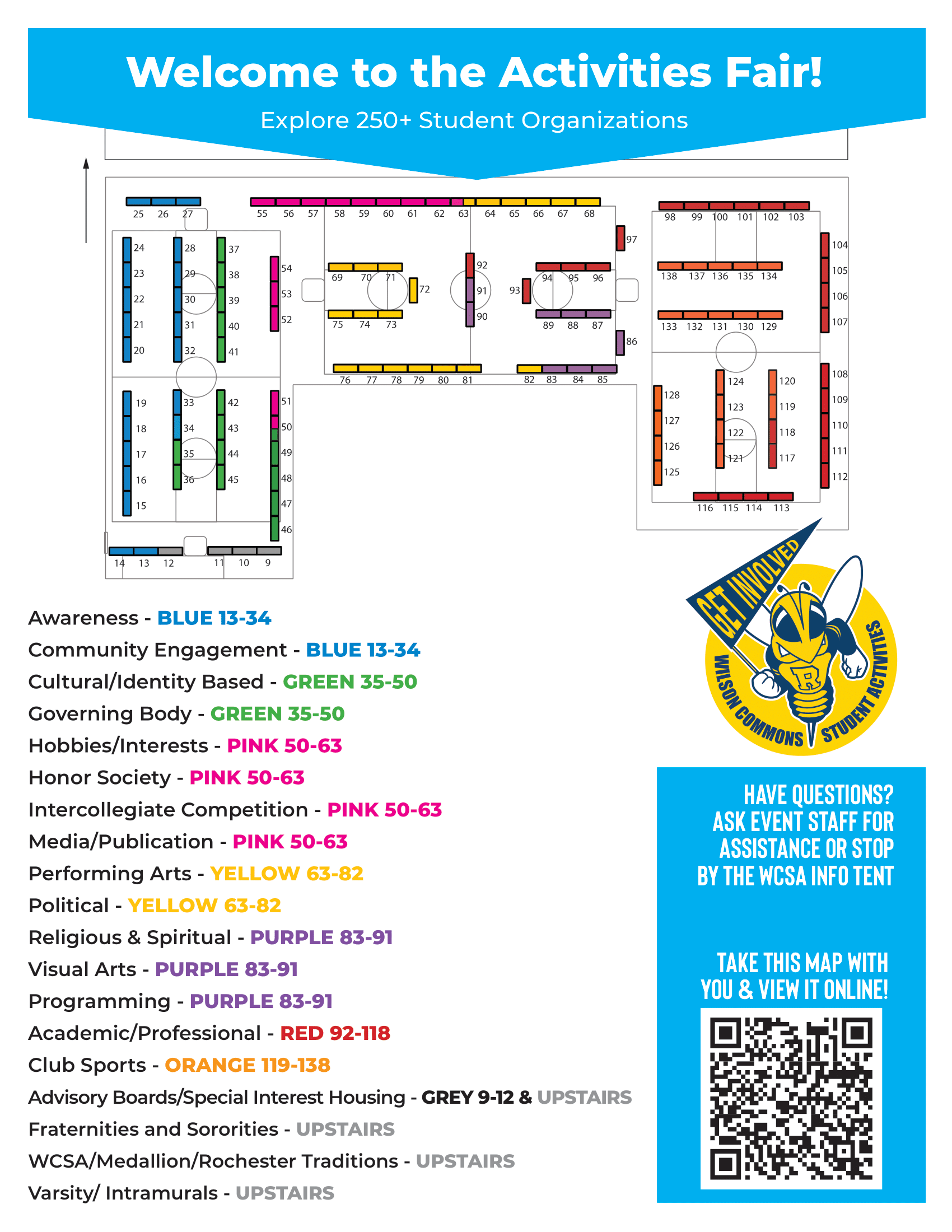 Activities Fair Map