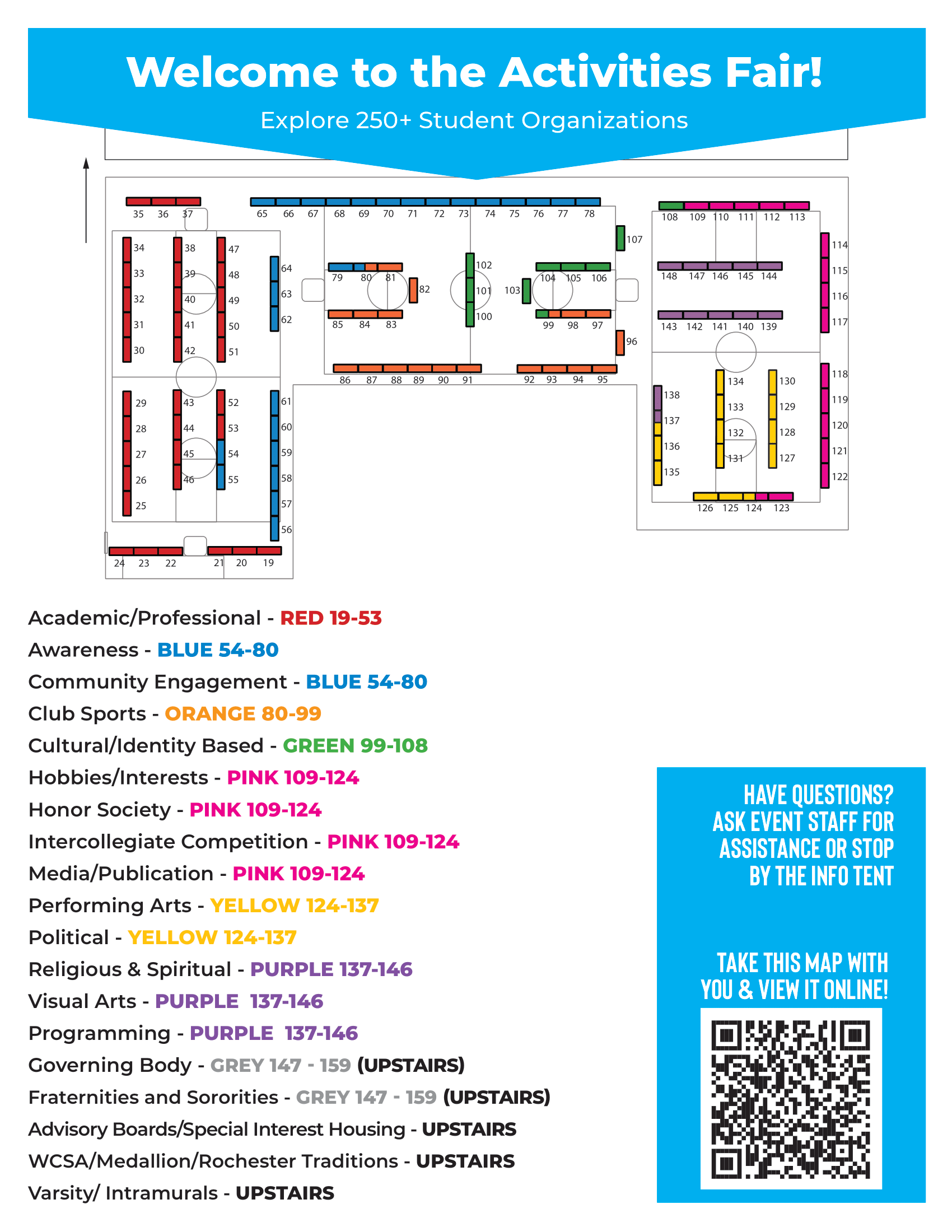 Activities Fair Map