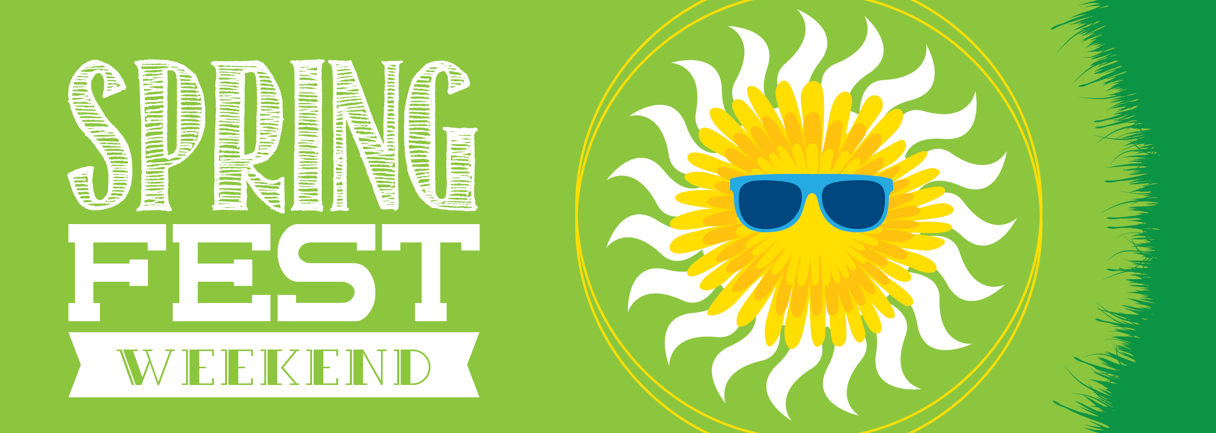 Springfest weekend banner