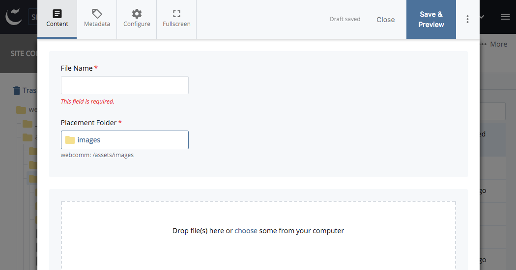 add file dialog