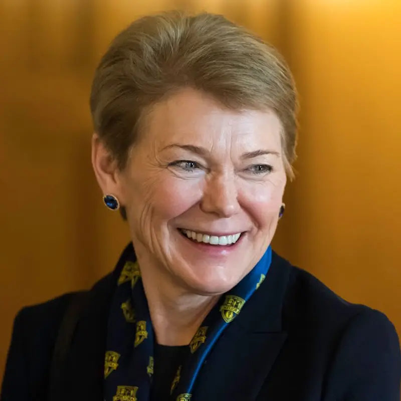 Portrait of President Sarah C. Mangelsdorf.