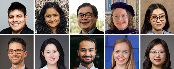 Headshots of the nine new faculty members joining the Hajim School this fall.