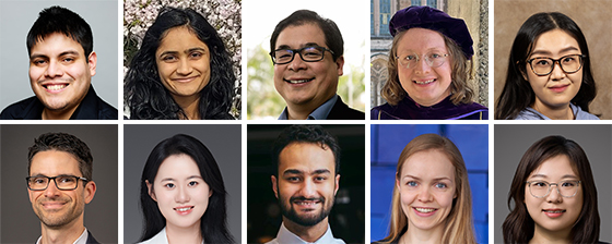 Headshots of ten new University of Rochester faculty members.