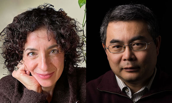 Headshots of Rachel Haidu and Jiebo Luo