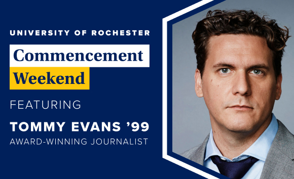 Commencement Weekend speaker Tommy Evans. 