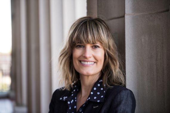 Photo of Professor of Political Science Gretchen Helmke .