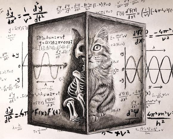 Edge of Existence: Schrödinger’s Cat by Abdulwahab Sayes ’26