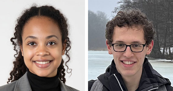 A composite of headshots of the Hajim School's two US Fulbright Student Awardees.
