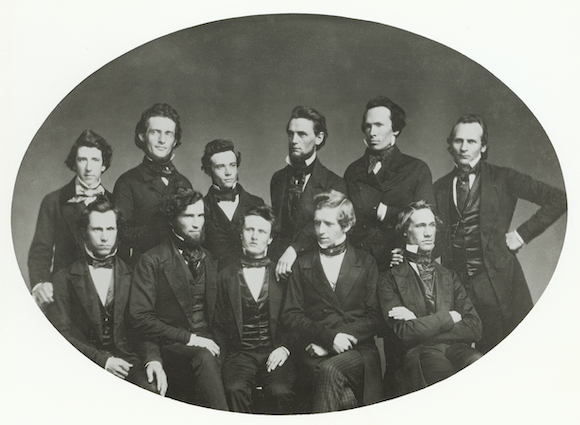 Photo of the graduating class of 1853.