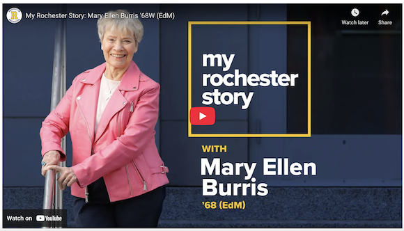 My Rochester Story: Mary Ellen Burris.
