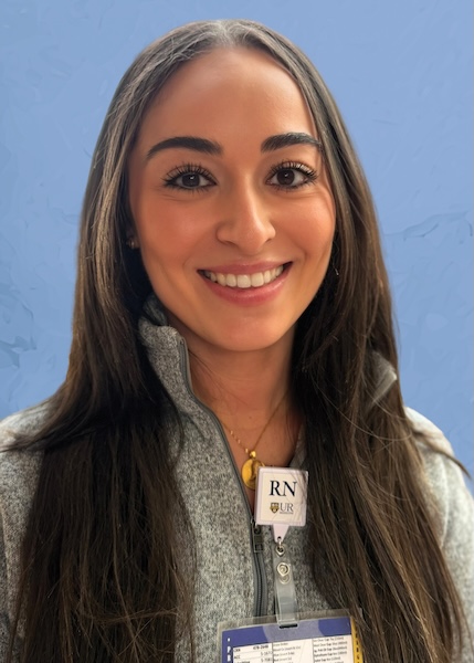 Headshot of female employee, with a UR RN badge. 