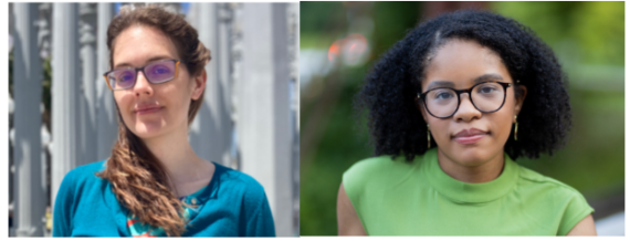 Collage headshot photo of Molly Ball and Jordan Ealey