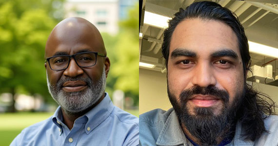 A composite of two headshots of Ever Better Graduate Mentors.