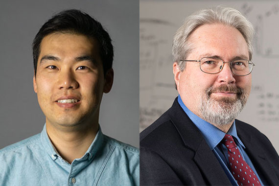 A composite of two headshots of Choongheon Lee and DAvid Williams. 