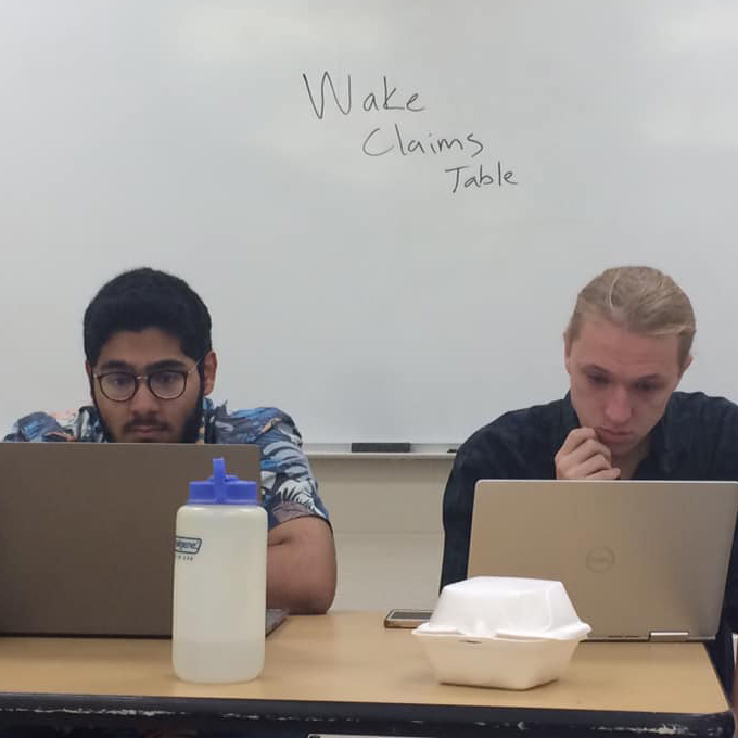Ali Abdulla and Ben Morbeck Prepping