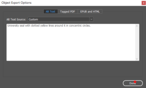 Adobe InDesign - Digital Accessibility