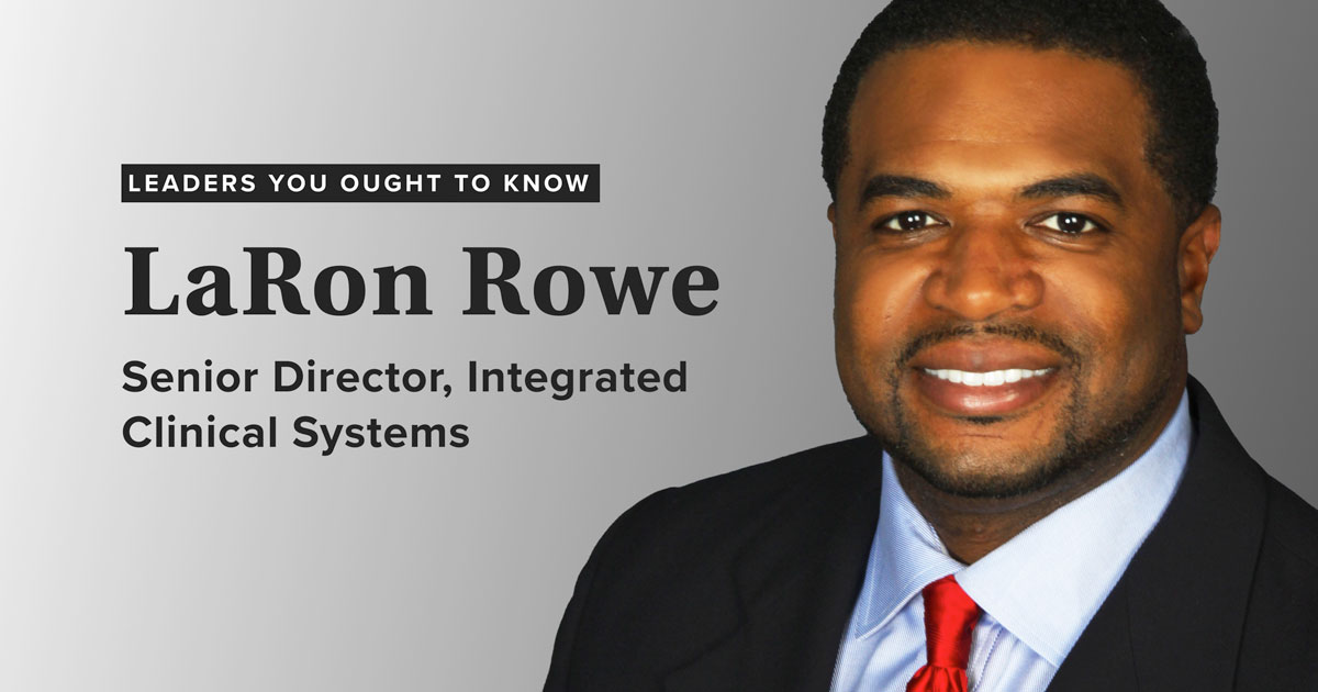 Portrait of LaRon Rowe