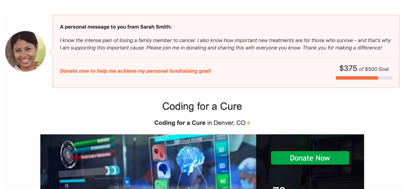 example of an appeal asking for support