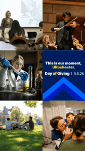 university of rochester day of giving 5.6.26 graphic