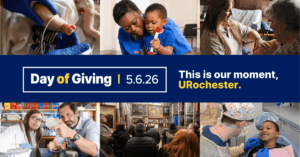 university of rochester day of giving 5.6.26 graphic this is our moment, URochester.