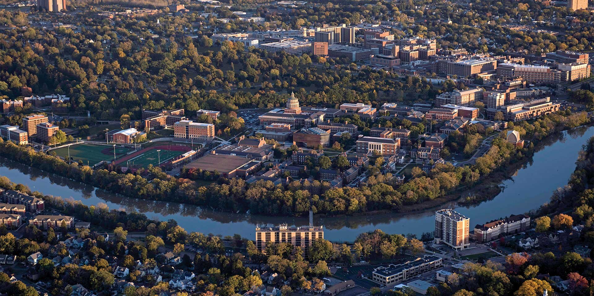 UR aerial campus image