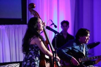 Musicians performing at the George Eastman Circle Annual Member Dinner.